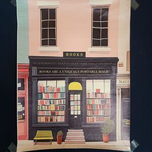 Canvas Wall Art Books Are Uniquely Portable Magic 12" X 16" Print NIP